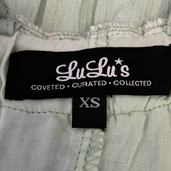 LuLu's Mint Green Lace Double Strap Mini Dress XS - Picture 10 of 12